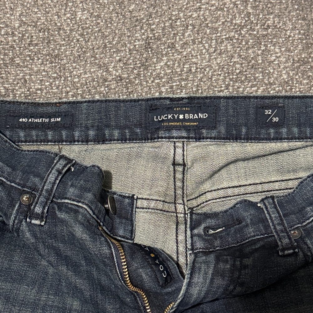 Lucky Brand Men's Dark Blue Straight Jeans 32x30 - Picture 4 of 8